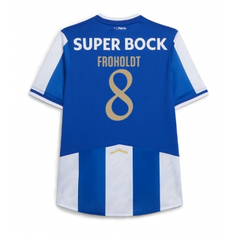 Billige Fotballdrakt Porto Victor Froholdt #8 Replika Hjemmedrakt 2025-26 Kortermet
